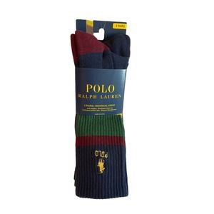 NWT Polo Ralph Lauren Men’s Socks 3 pairs Sz 10-13 NWT